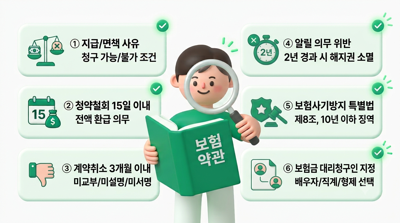 보험 약관, 꼭 읽어야 하는 항목만 정리했습니다