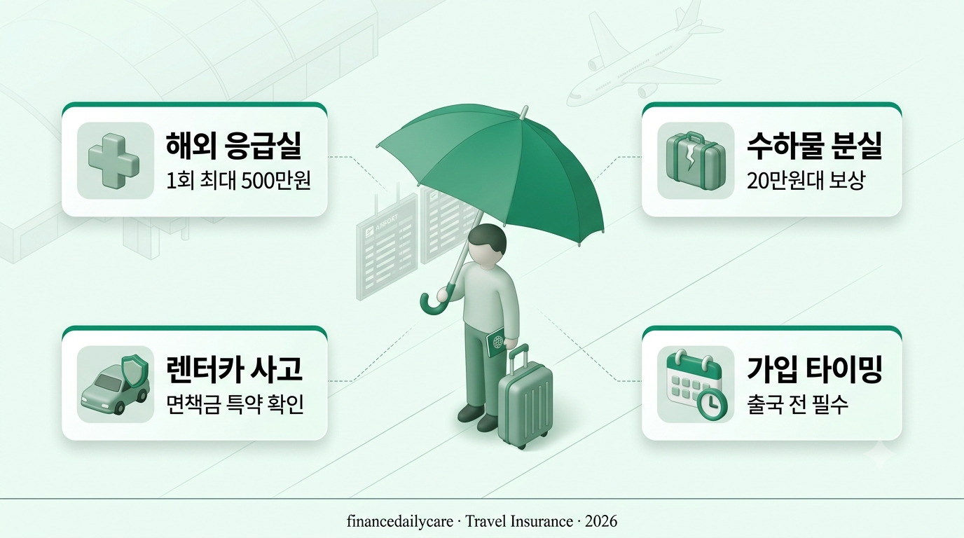 해외여행자보험, 이거 하나면 사고 전부 커버될까요